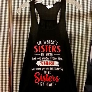 Sisters tank top, slightly used, good condition